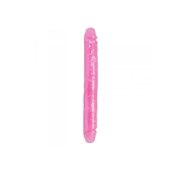Toyz4Lovers - Solid Double Dong - kétoldali, élethű dildó (pink)