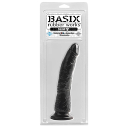 Pipedream - Basix Rubber Works Slim 7 inch With Suction Cup