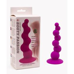 Pretty Love - Booty Passion II - rögzíthető, 7 gyöngyös, prosztata masszírozó és análdildó (lila)