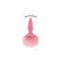 NS Toys - Bunny Tails - szilikon análkúp nyuszifarokkal (pink)