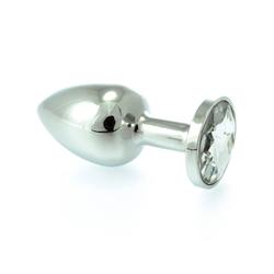 Rimba - Butt Plug Small Metal With Crystal