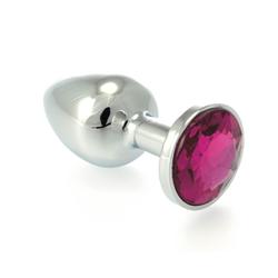 Rimba - Butt Plug Small Metal With Crystal