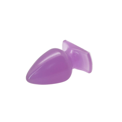 Charmly Toy - Charmly Soft & Smooth Middle Size Butt Plug Purple