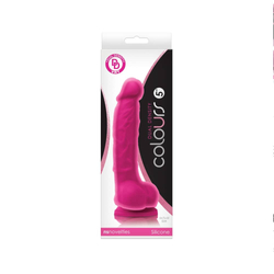 NS Toys - Colours Dual Density 5 inch Dildo Pink