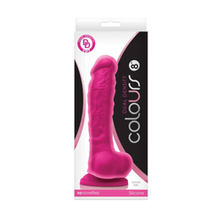 NS Toys - Colours Dual Density 8 inch Dildo Pink
