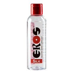 EROS® SILK - prémium, szilikonbázisú,, natúr síkosító - flakonos (100ml)