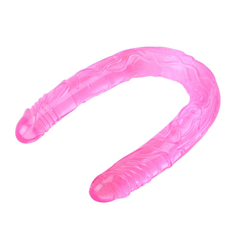 Chisa Novelties - Hi Basic Jelly Flexible Double Dong jelly
