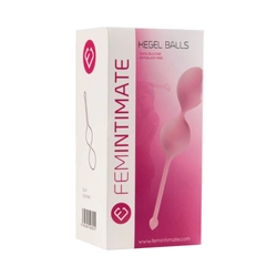 Femintimate - Kegel Balls - szilikon gésagolyók (rózsaszín)