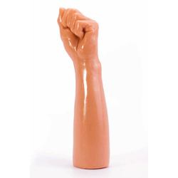 Lovetoy - King Size Realistic Bitch Fist - élethű, rugalmas öklöző dildó (30,5cm) - natúr