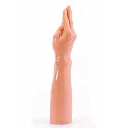 Lovetoy - King Size Realistic Magic Hand - élethű, rugalmas öklöző dildó (36cm) - natúr