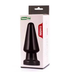 Lovetoy - King Sized Anal Shocker - méretes, tapadókorongos análtágító (fekete)