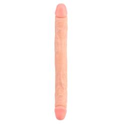 Chisa Novelties - Ladybro Love #03 -  duplavégű élethű dildó (natúr)
