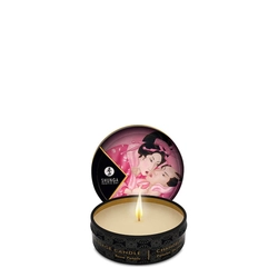 Shunga - Mini Massage Candle - illatosító és masszázsgyertya (30ml) - rózsa