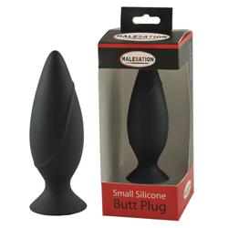 Malesation -  Small Silicone Butt Plug - kis méretű, szilikon análdugó (fekete)