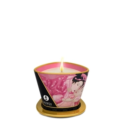 Shunga - Massage Candle Roses - illatosító és masszázsgyertya (170ml) - rózsa