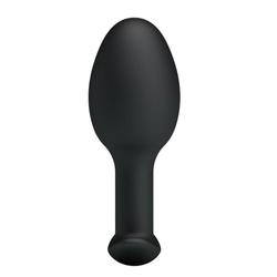 Pretty Love - Special Anal Stimulation - szilikon análdugó belső súllyal (fekete)