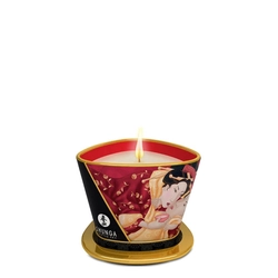 Shunga - Shunga Candle - illatosító és masszázsgyertya (170ml) - eper