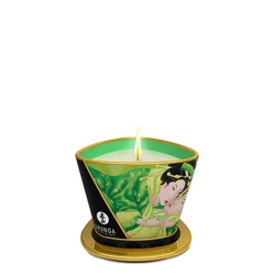 Shunga - Massage Candle Exotic Green Tea - illatosító és masszázsgyertya (170ml) - zöld tea