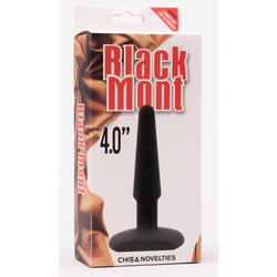 Chisa Novelties - Black Mont - szilikon análdugó (fekete)