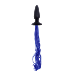 NS Toys - Unicorn Tails - anális izgató unikornis farokkal - kék