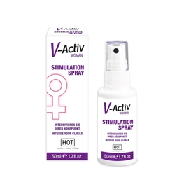 Hot - V-Activ - intim, stimuláló spray hölgyeknek (50ml)