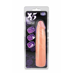 Blush - X5 7.5 inch Cock With Flexible Spine