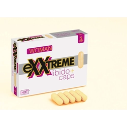 Hot - eXXtreme Libido Caps - étrend-kiegészítő kapszula hölgyeknek (5db/cs)