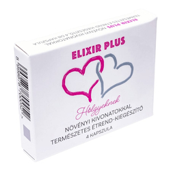 Elixir Plus - vágyfokozó kapszula hölgyeknek (4db/cs)