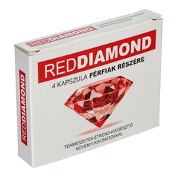 Red Diamond - potencianövelő kapszula (4db/cs)