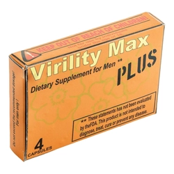 Virility Max Plus - potencianövelő kapszula férfiaknak (4db)