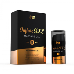 Intt - Inflate XXL Massage Gel - erekció fokozó, intim gél férfiaknak (15ml)