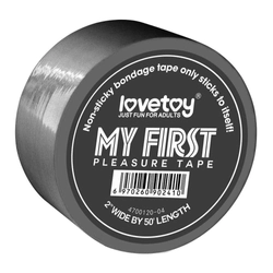 Lovetoy - Non-Sticky Bondage Tape - Bondage szalag (15m) - szürke