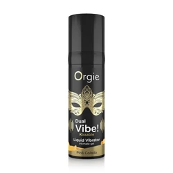 Orgie - Dual Vibe Pina Colada - prémium folyékony vibrátor (15ml) 