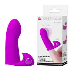 PRETTY LOVE MAXWELL Szilikon lila FingerPlay with VibroBullet 