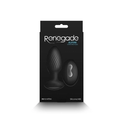 NS Toys - Renegade Alpine Black - 10 funkciós innovatív análdugó (USB) - fekete