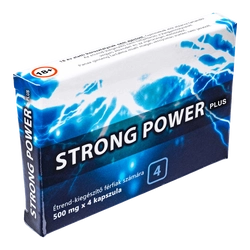 Strong Power Plus - potencianövelő kapcsula férfiaknak (4db/cs)