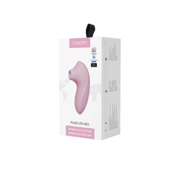Svakom - Pulse Lite Neo - prémium, websmart léghullámos csiklóizgató (USB) - pink