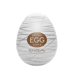 Tenga - Egg Silky II - prémium maszturbációs tojás (fehér)