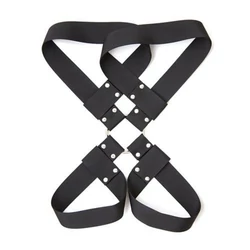 Toyz4lovers - Set Costrittivo Long Arms Restraint - kéz és láb rögzítő szett (fekete)