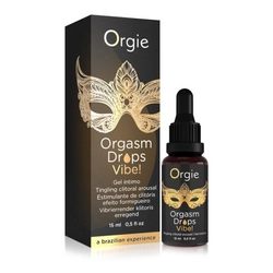 Orgie - Sexy Vibe Peach Orgasm Drops - orgazmusfokozó csepp hölgyeknek (30ml)