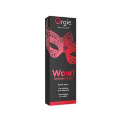 Orgie Wow! - Strawberry Ice - hűsítő, ízesített spray orális szexhez (10ml)