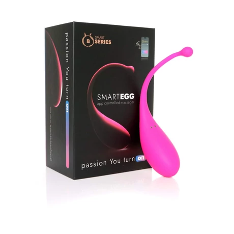 B - Series Smart - Smart Egg&quot;&quot; - App Controlled Massager - 9 funkciós, prémium, appvezérelt vibrotojás (USB) - pink