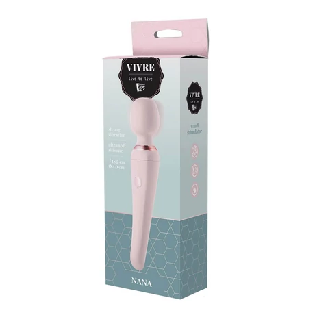 Dream Toys - Vivre - Nana - 3+7 funkciós masszírozó vibrátor (USB) - pink