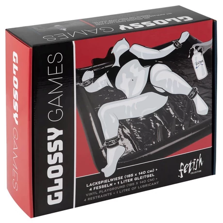 Fetish Collection - Glossy Games - orgia medence bilincsekkel (fekete)