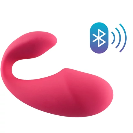 Guilty Toys - Couple Vibrator Aria - hordható, szilikon, websmart párvibrátor (USB) - fukszia
