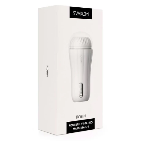 Svakom - Robin - prémium, 5 funkciós, extra erős maszturbátor (USB)