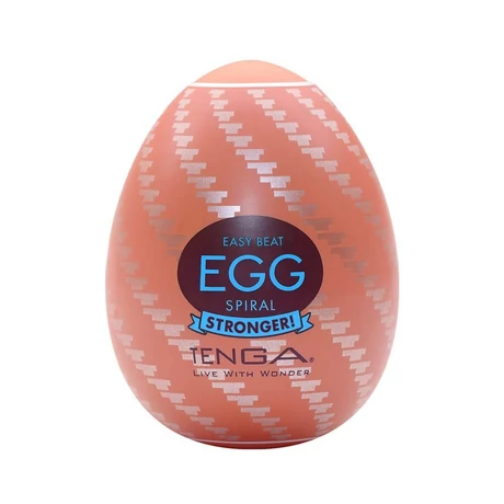 Tenga - Egg Spiral - prémium maszturbációs tojás (áttetsző)