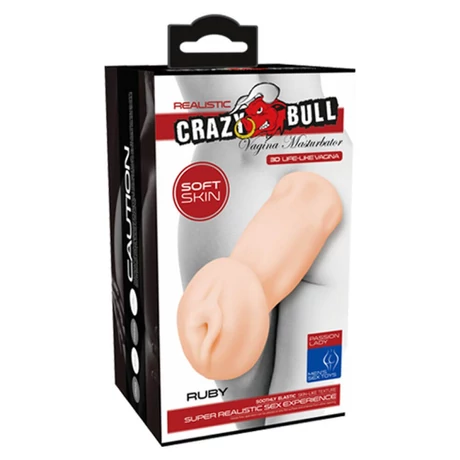 Crazy Bull - Vagina Masturbator  - élethű maszturbátor (vagina) - natúr