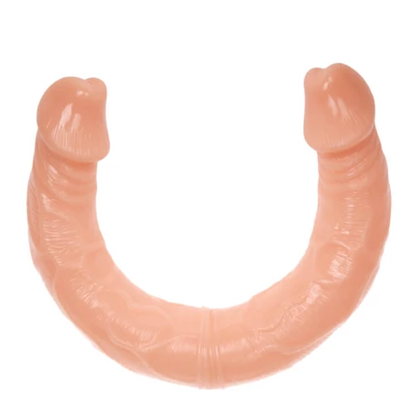 Debra - Double Dong 14&quot; - élethű, kétvégű dildó (39cm) - natúr