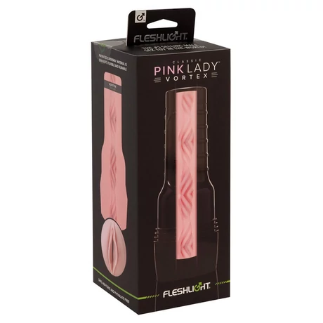 Fleshlight - Pink Lady Vortex - élethű, vagina maszturbátor (natúr)